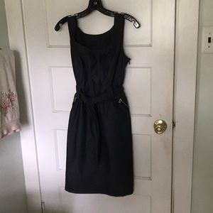 Ann Taylor navy denim dress 8